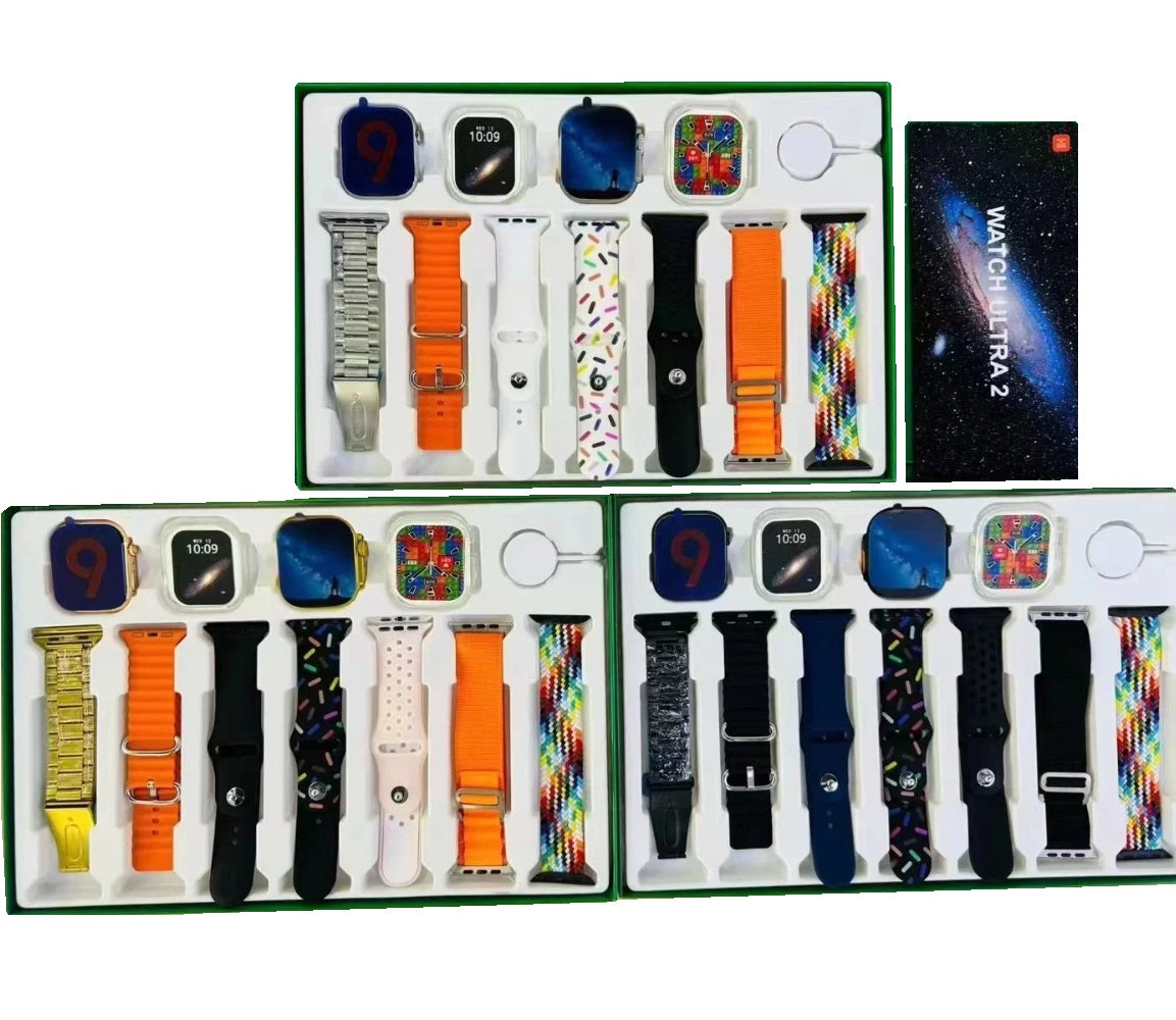 2 Relojes Inteligentes + 7 Manillas Set